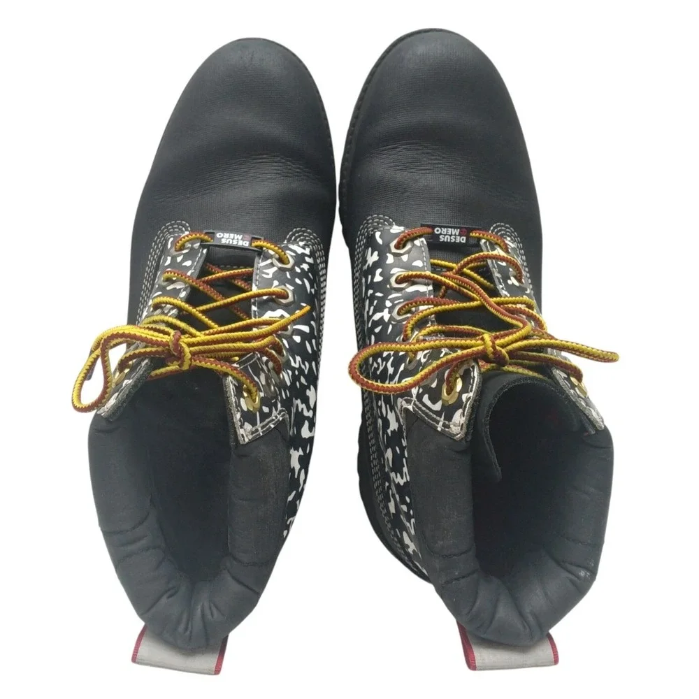 TIMBERLAND MEN'S DESUS & MERO X TIMBERLAND WATERPROOF 6-INCH BOOTS A2N9R SIZE: 8